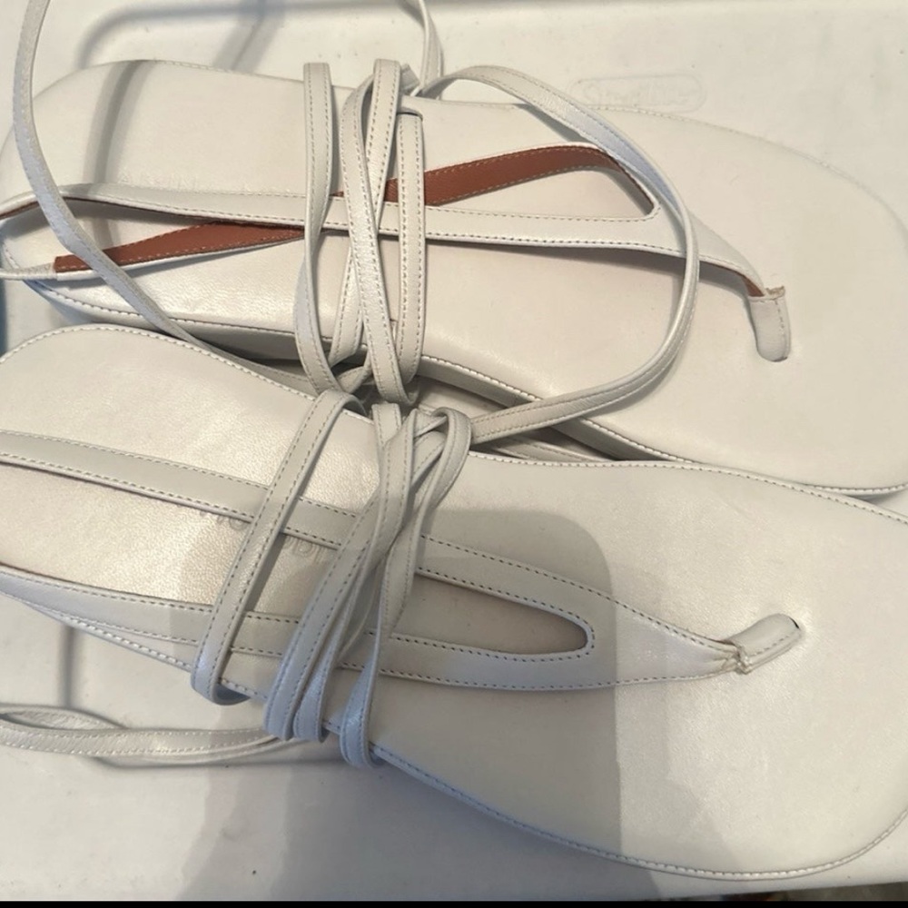 Amina Muaddi Stappy Sandals